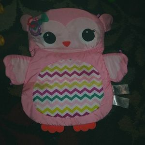 Kids II little lamb pink play mat with rattle